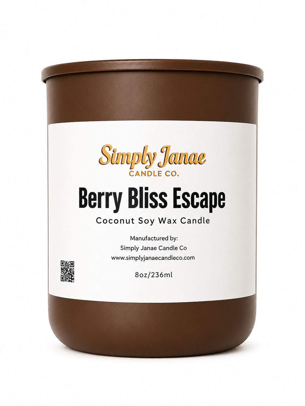 Coconut Soy Candles - Matte Umber Jar | 8oz