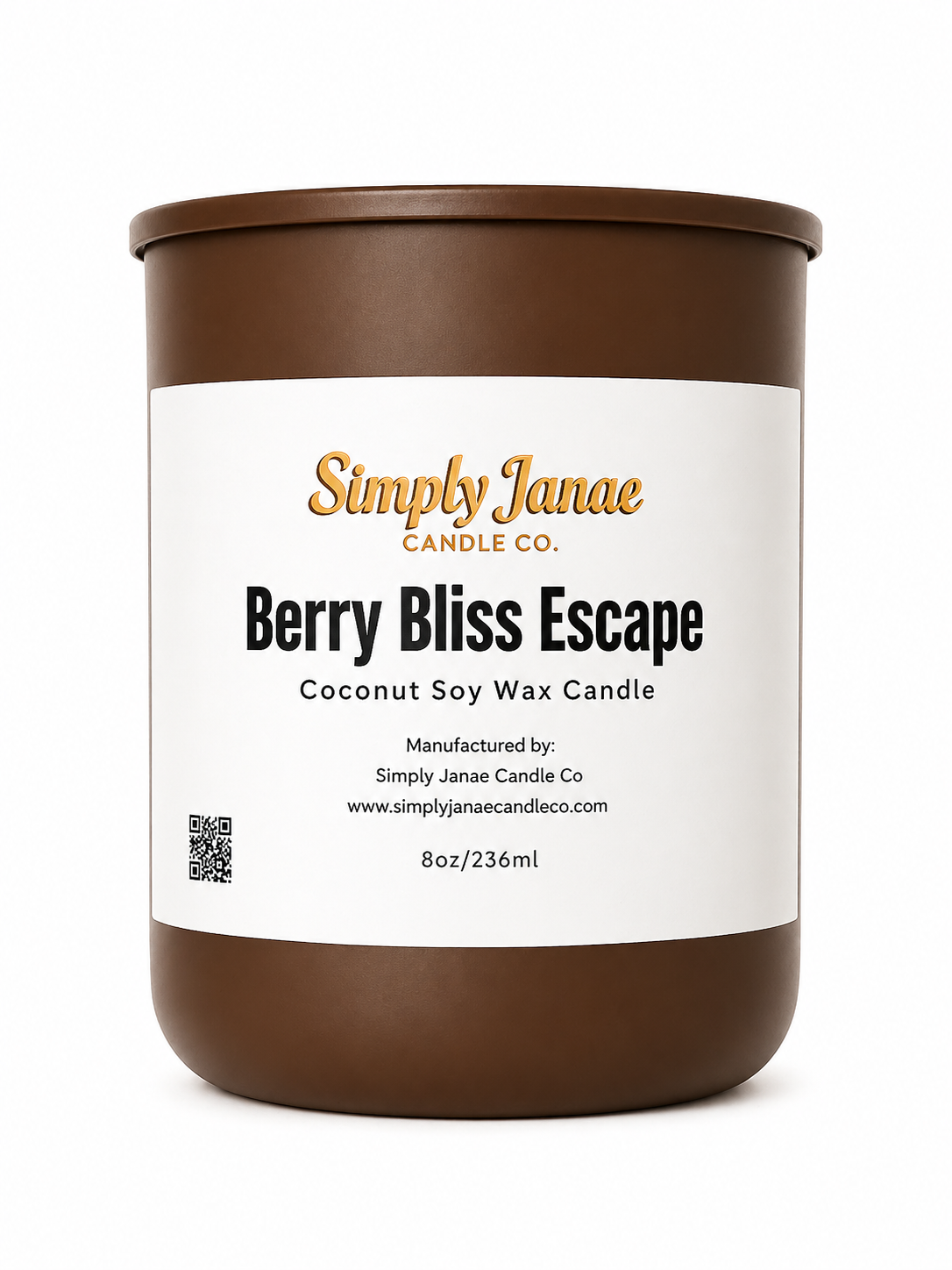 Coconut Soy Candles - Matte Umber Jar | 8oz