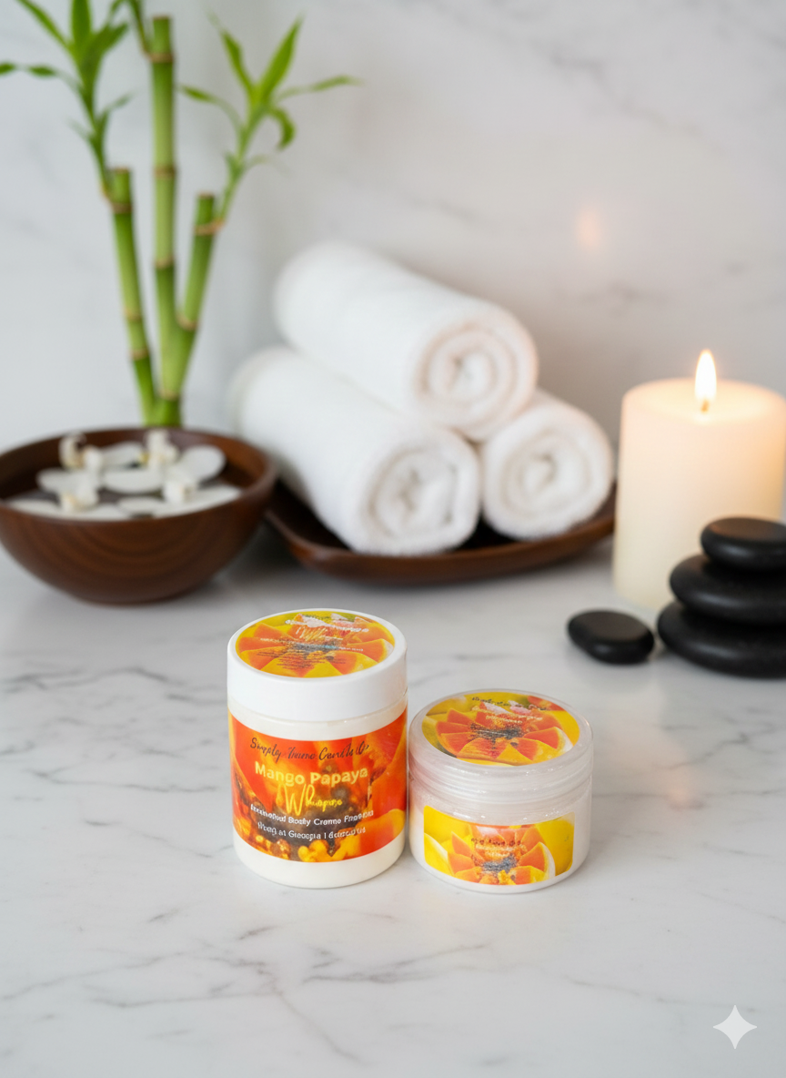 (New)Pamper Me Bundle Body Care Set Emulsified Body Creme Frosting, Dusting Powder