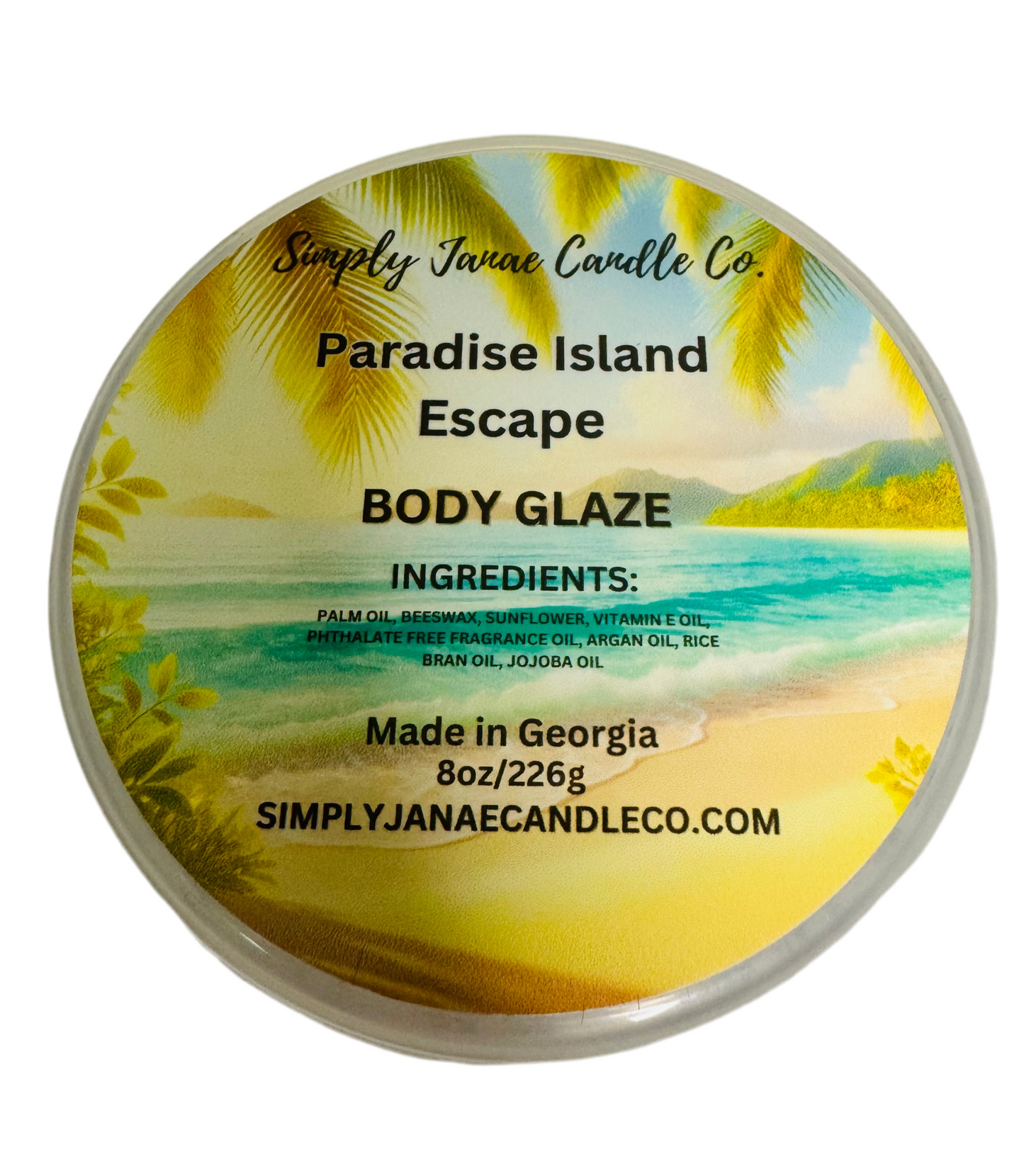 Paradise Island Escape Body Glaze