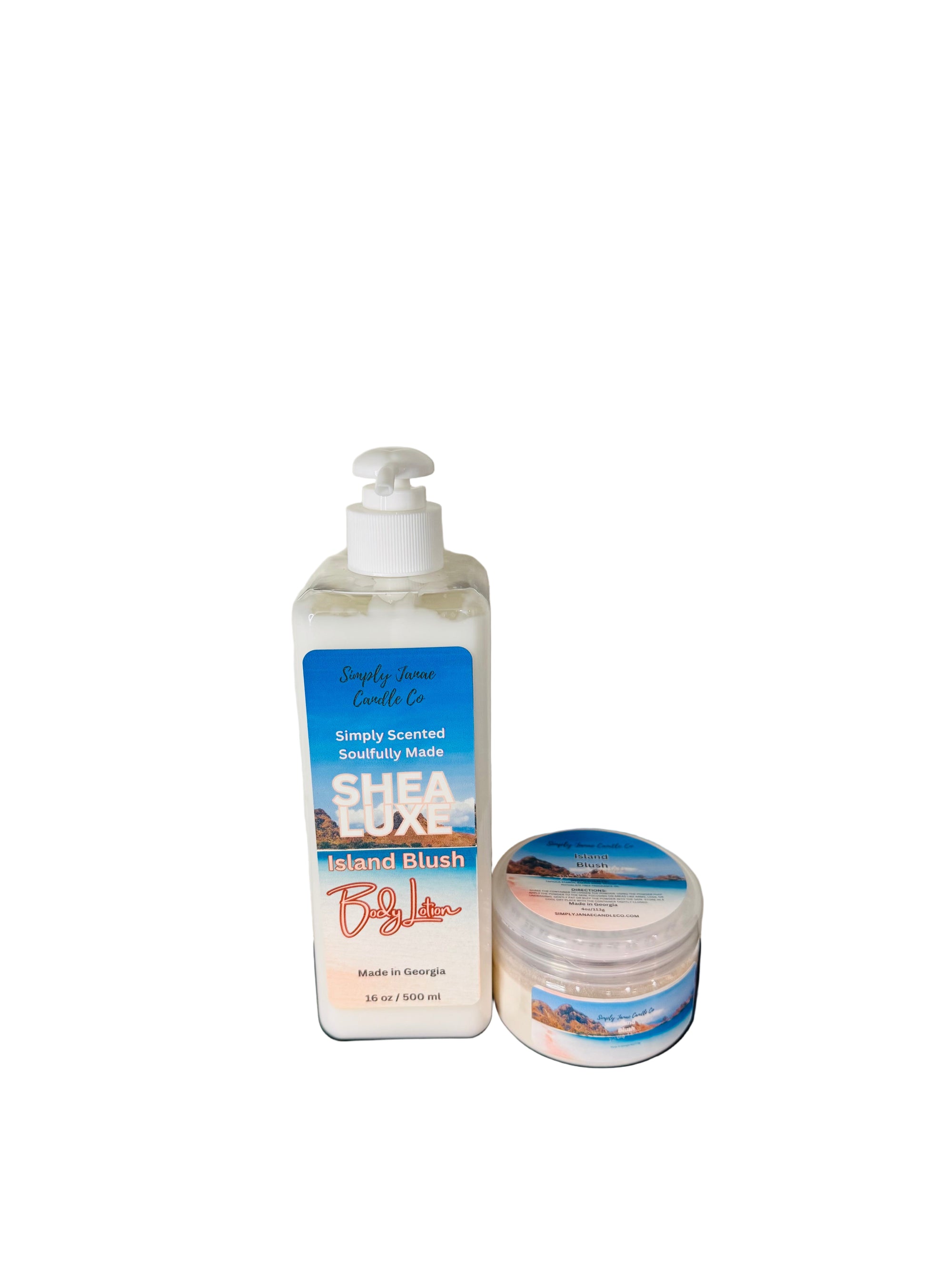 (New)Pamper Me Bundle Body Care Set Shea Luxe Body Lotion, Dusting Powder