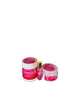 (New)Pamper Me Trio Body Care Set Emulsified Body Creme Frosting, Roll On Body Oil, Dusting Powder