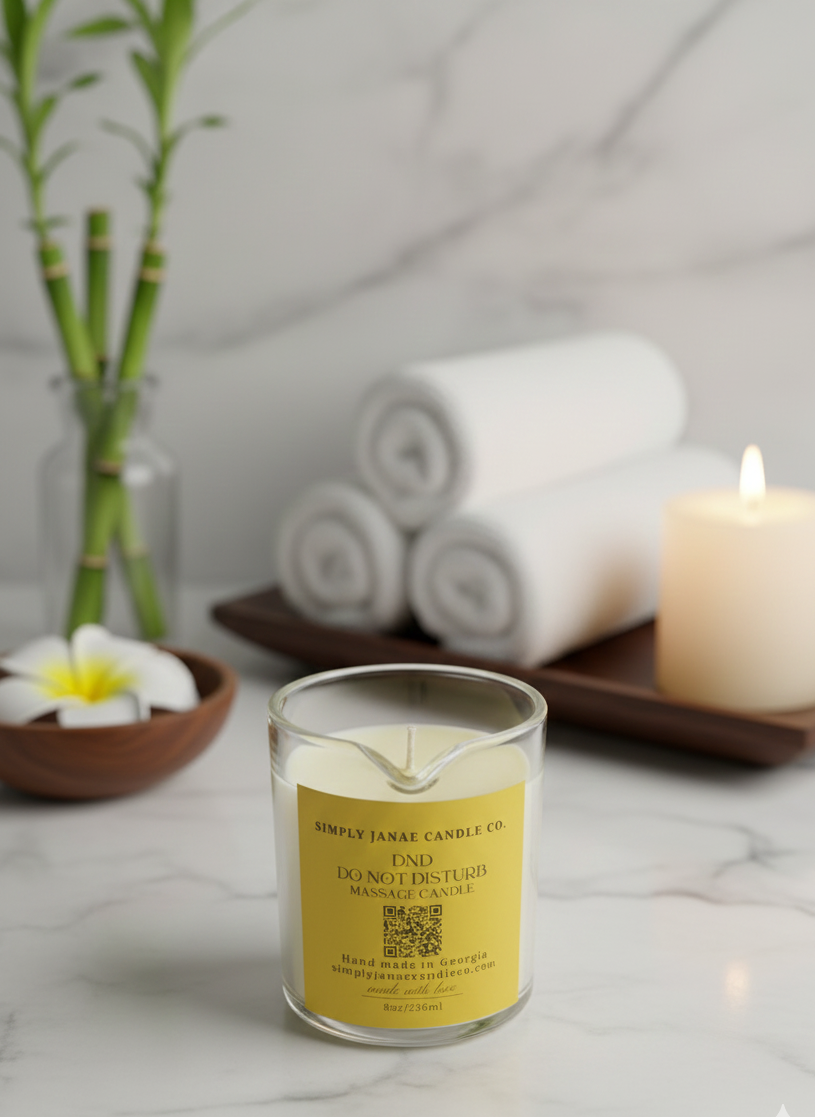 Do Not Disturb Massage Candle