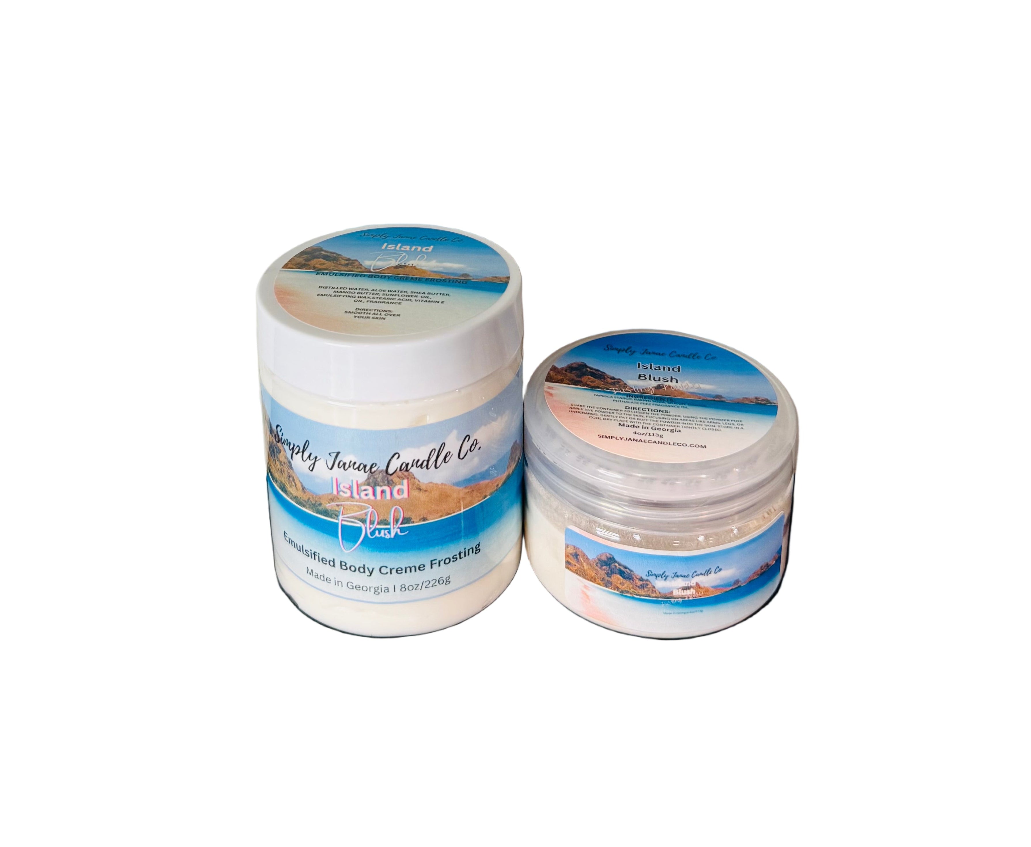 (New)Pamper Me Bundle Body Care Set Emulsified Body Creme Frosting, Dusting Powder